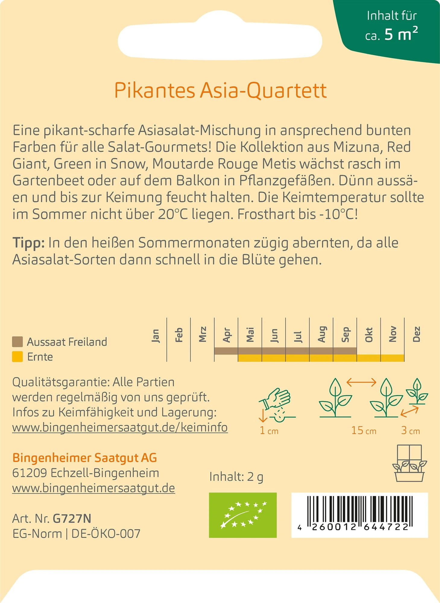 Mix Di Insalate Asiatiche "Spicy Asia Quartet" 3 Mix Di Insalate Asiatiche "Spicy Asia Quartet"