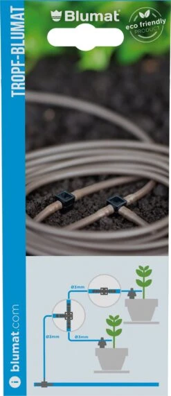 Tubo Per Irrigazione A Goccia + Mini-Giunto Di Ramificazione + Mini-Raccordi -Giardino Perfetto blumat tubo per irrigazione a goccia mini giunto di ramificazione mini raccordi 1 st 1663952 it