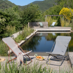 Lafuma MAXI TRANSAT - Sedia A Sdraio, Color Block, Canyon