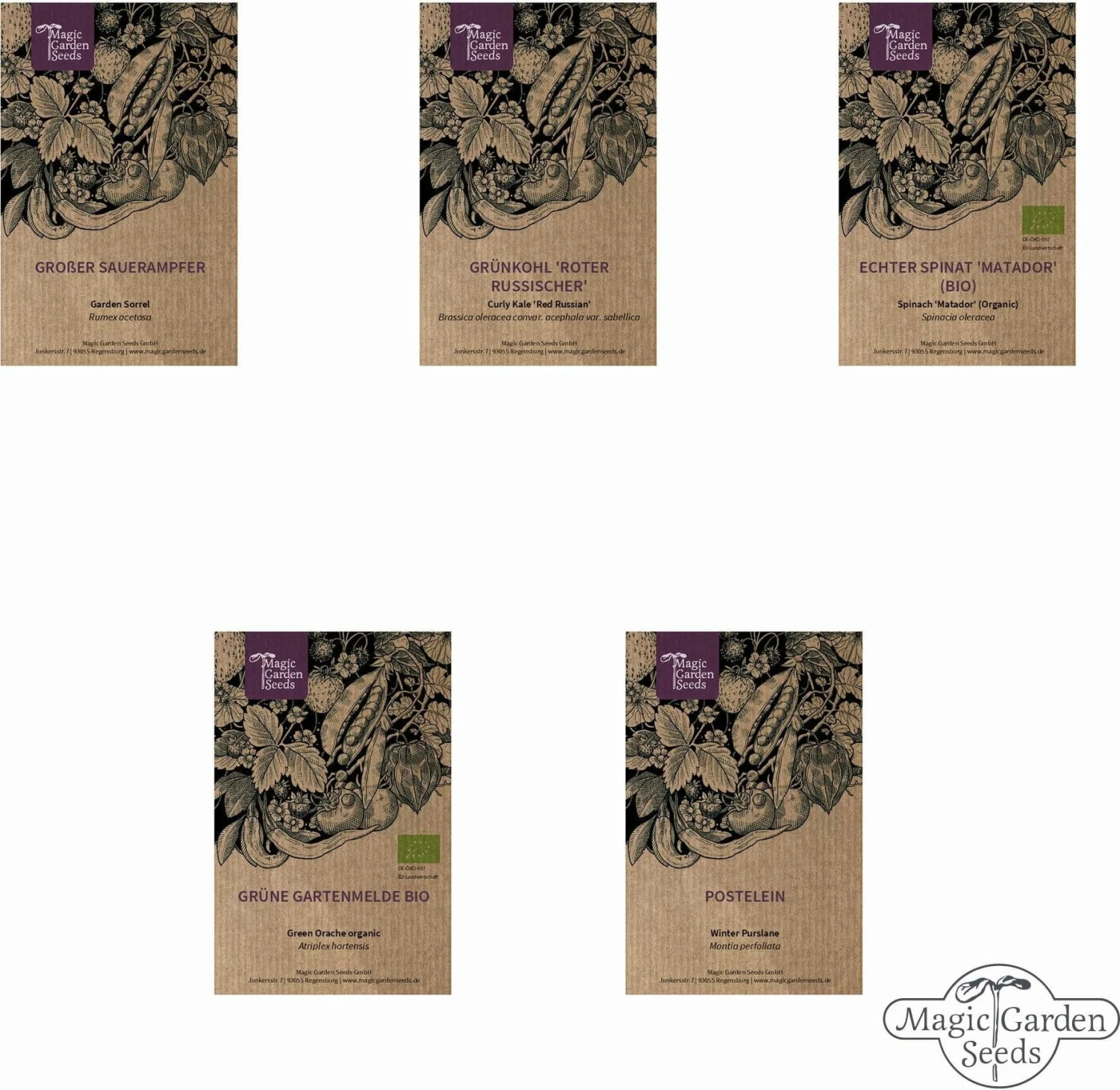 Verdure Per Frullati Verdi - Set Di Semi 4 Verdure Per Frullati Verdi - Set Di Semi - immagine 2