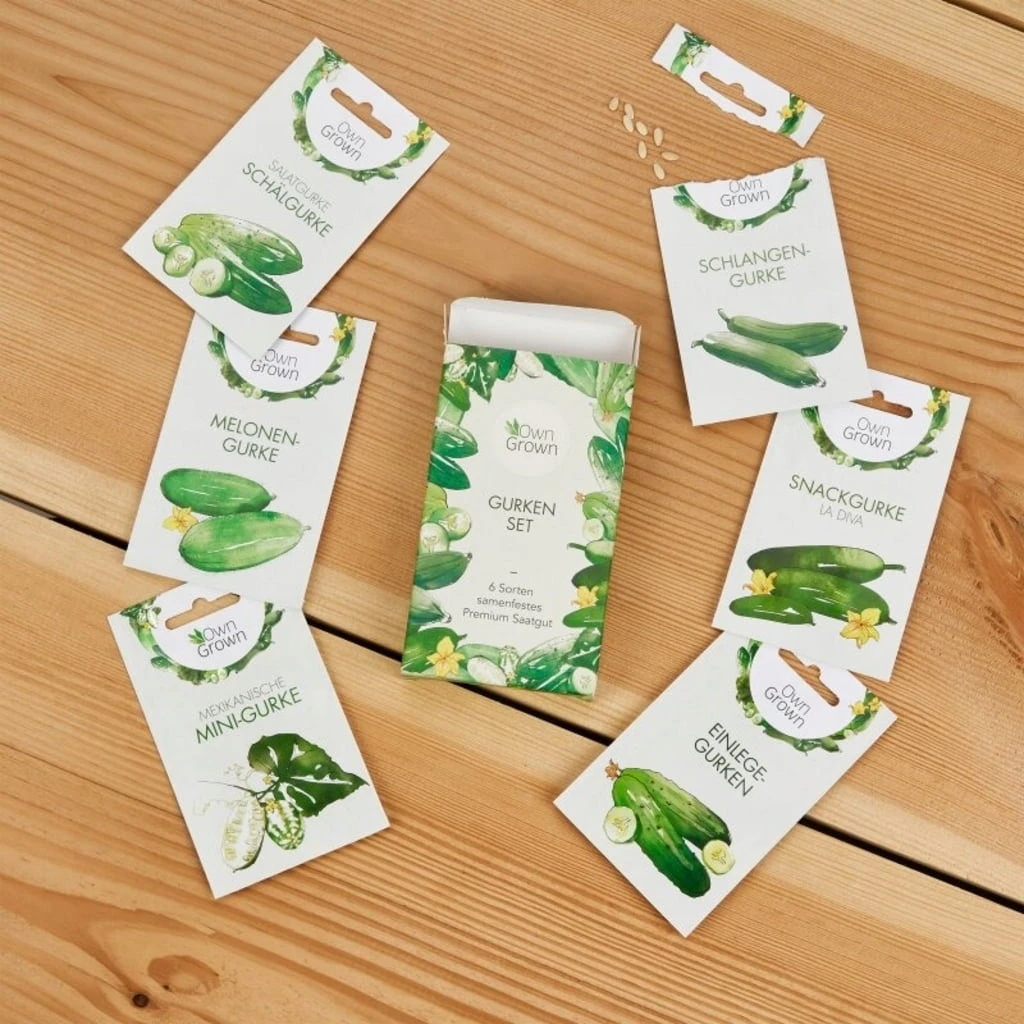 Set Di Semi - 6 Cetrioli 3 Set Di Semi - 6 Cetrioli