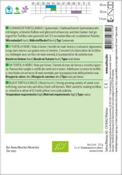 Mais Bio Per Farina - Da Tortilla Nero