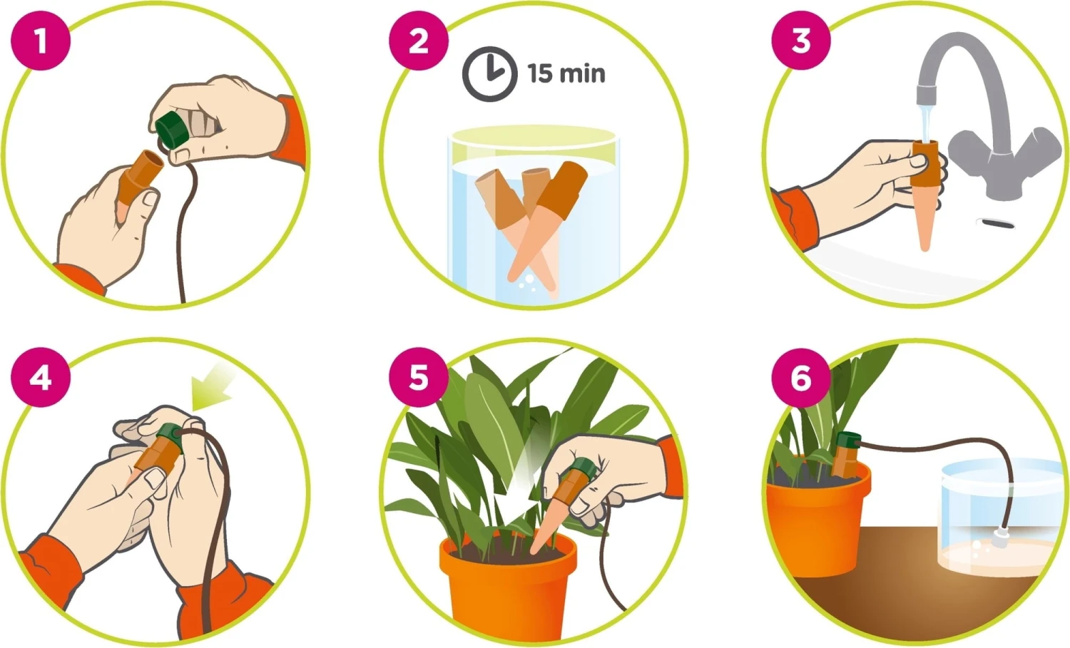 Set Di Blumat Per Piante D'Appartamento, 3 Pz. 5 Set Di Blumat Per Piante D'Appartamento, 3 Pz. - immagine 3